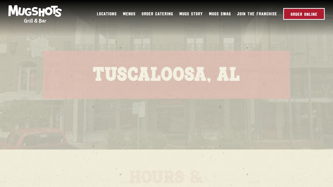 Tuscaloosa | Hours + Location | Mugshots Grill and Bar | Sports Bar in ...